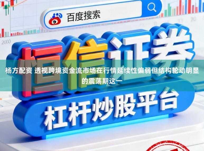 杨方配资 透视跨境资金流市场在行情延续性偏弱但结构轮动明显的震荡期这一
