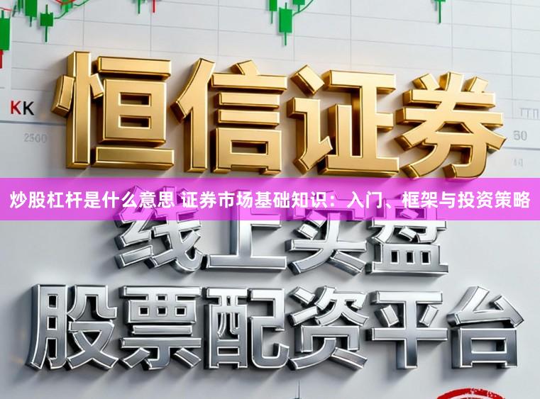炒股杠杆是什么意思 证券市场基础知识：入门、框架与投资策略