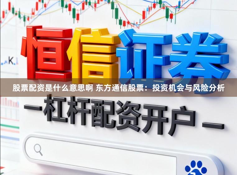 股票配资是什么意思啊 东方通信股票：投资机会与风险分析